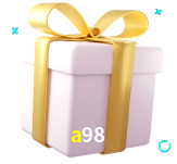 Receba seus bônus de boas-vindas no a98